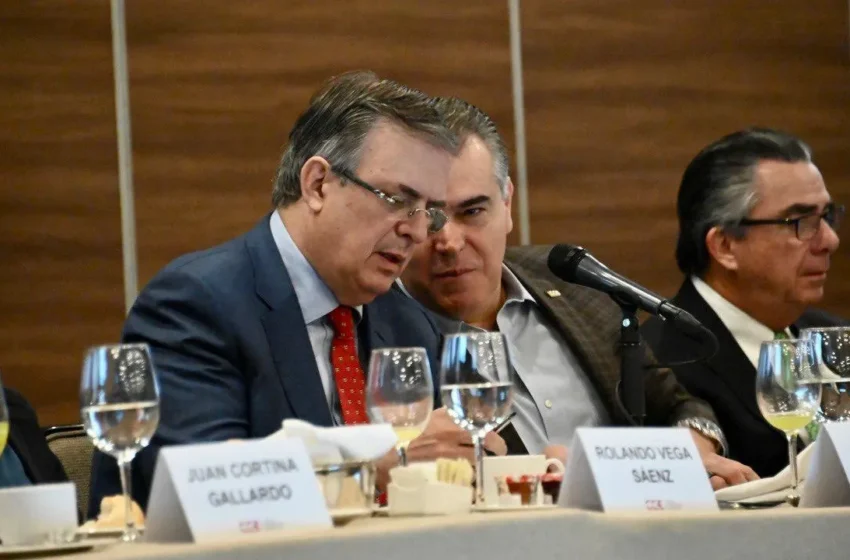  Ebrard dice ante el CCE ser capaz de renegociar el TMEC en 2026