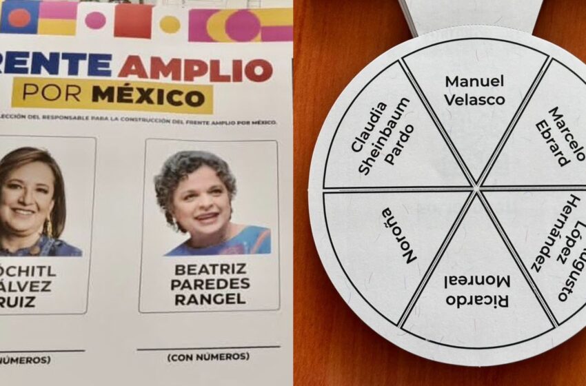  Con estas boletas, Morena y el Frente Amplio elegirán a sus candidatos presidenciales