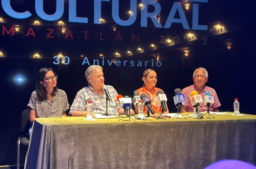  Anuncian programa del Festival Cultural Mazatlán 2023