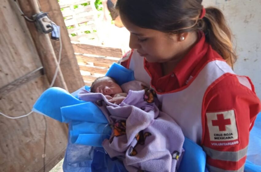  ¡Bravo! Elementos de Cruz Roja auxilian a mujer en proceso de parto