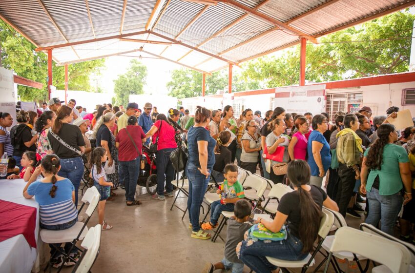  Llegan las Brigadas del Bienestar del DIF Sinaloa a Estación Bamoa, Guasave