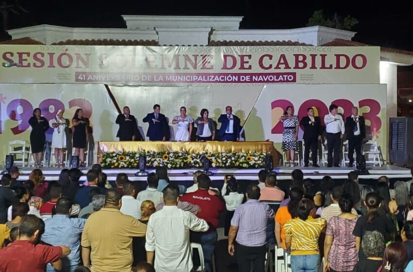  Realizan sesión solemne de Cabildo por el 41 Aniversario de la Municipalización de Navolato