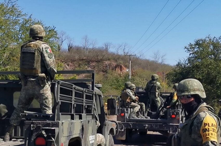  Militares se enfrentan contra grupo armado, en Tamazula, Durango