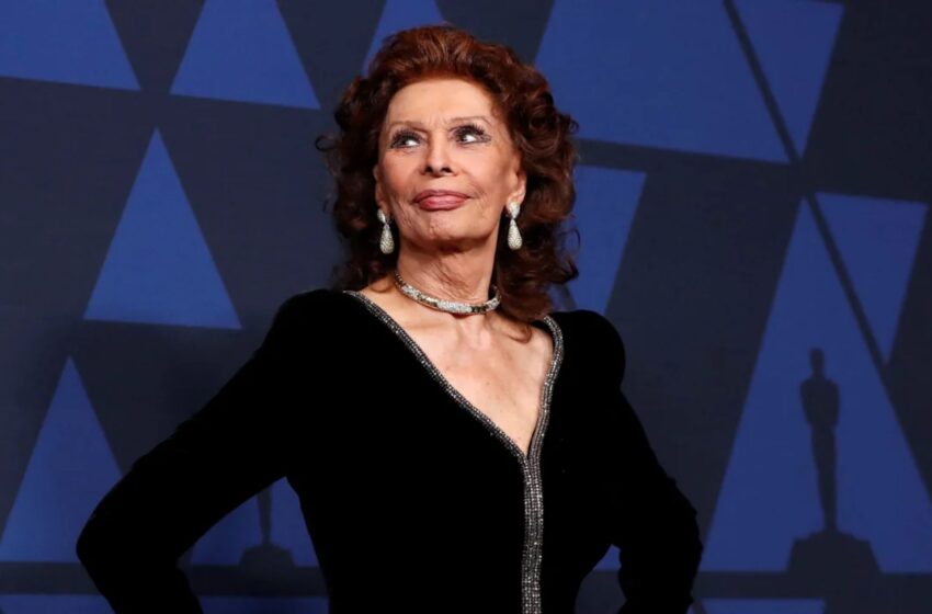  Sophia Loren se somete a una cirugía tras sufrir una caída