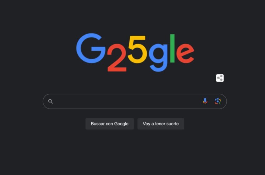  Google, el buscador más grande del mundo está de fiesta, cumple 25 años