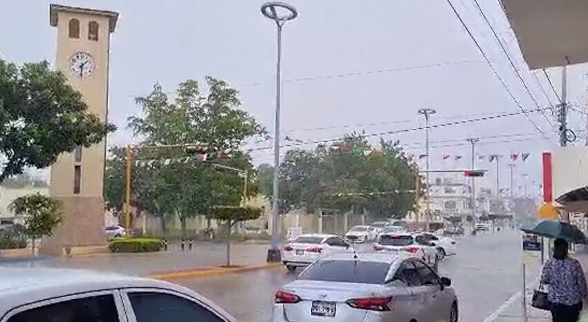 Sin registro de daños, asegura PC ante la fuerte lluvia registrada en Guamúchil