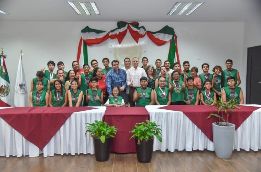  Atletas paralímpicos ahomenses triunfan en la etapa estatal con 65 medallas