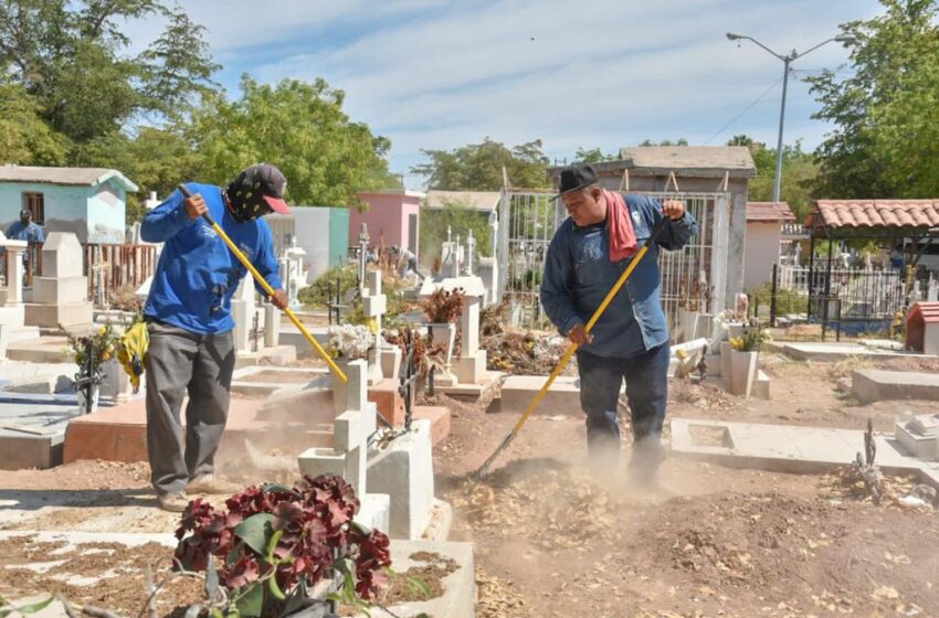  Listos panteones de Ahome para recibir a los deudos este 1 y 2 de noviembre