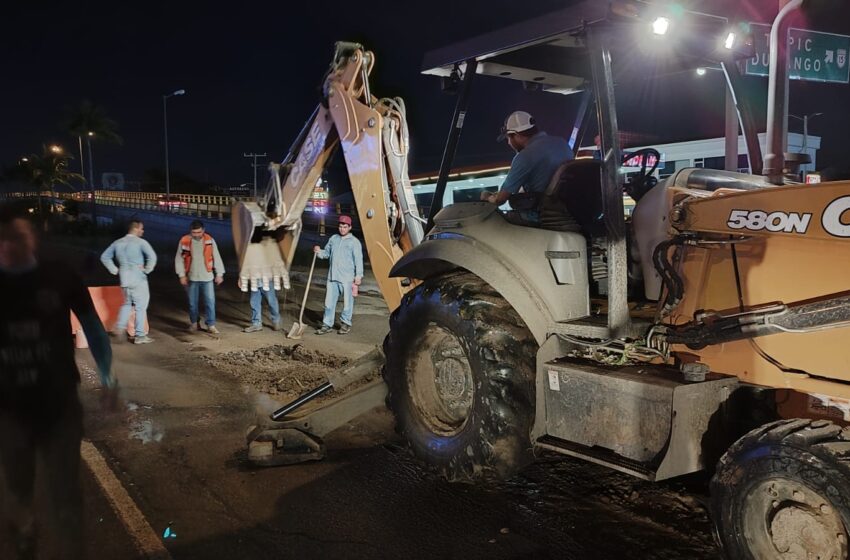  ¡Precaución! Cierran calles por obras en Mazatlán; checa cuáles son y alternativas