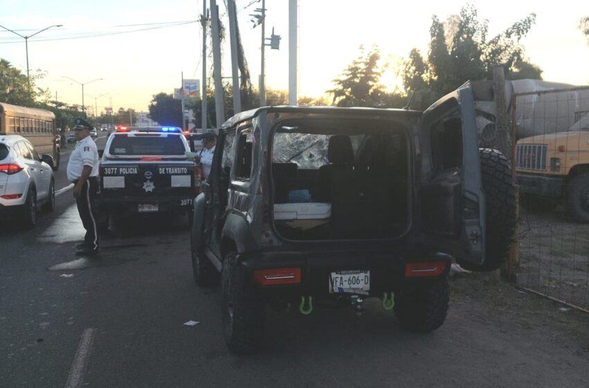  Volcadura deja dos lesionados en Bacurimí