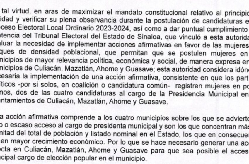  Por primera vez en Mazatlán, una mujer podría ser presidenta municipal