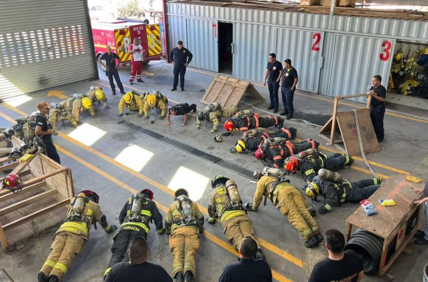  Los quieren al 100… Bomberos voluntarios en constante capacitación 