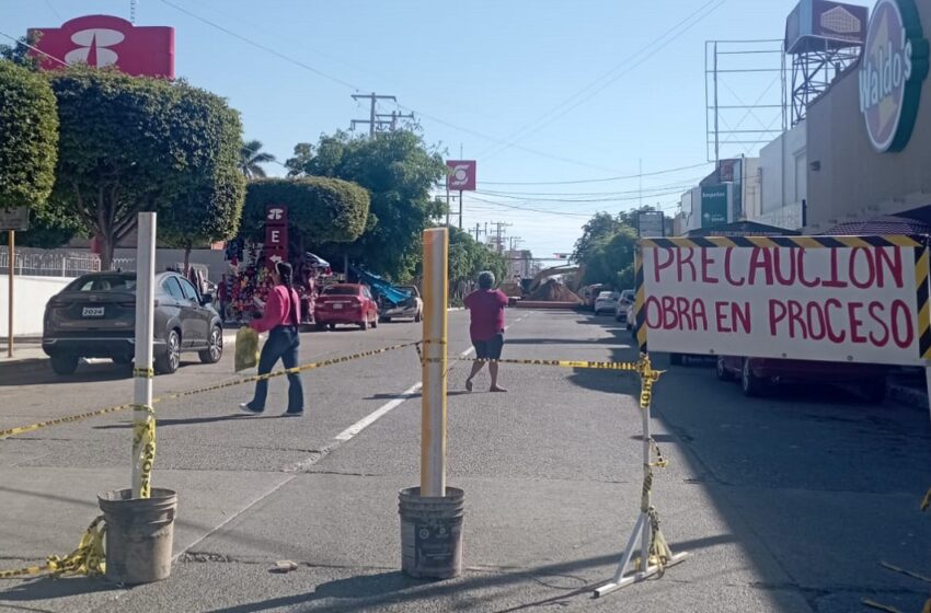  ¡Caos vial! Inicia diciembre con el centro de Guasave estrangulado