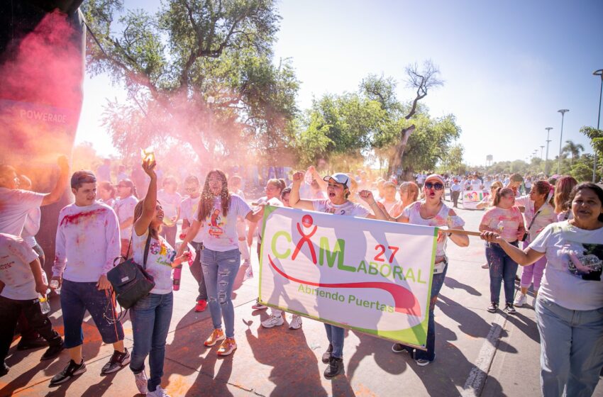  ¡Una carrera llena de colores por la inclusión! DIF Guasave realiza evento por el Día de las Personas con Discapacidad