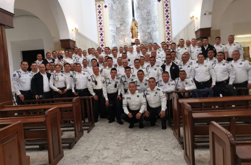  Con misa de acción de gracias celebran del Día del Policía de Transito en Ahome