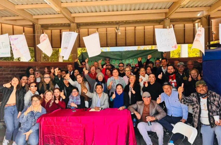 En la UAdeO Guasave la manifestación no termina, aunque dejen pasar a alumnos