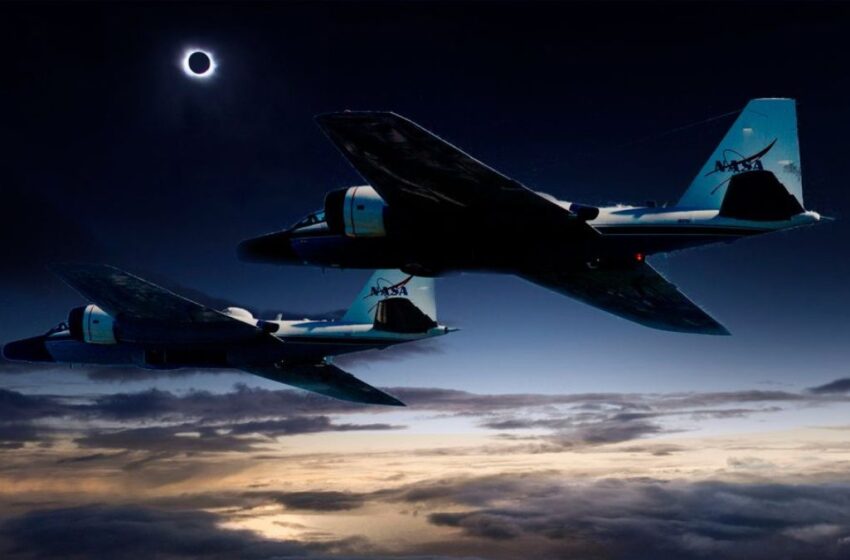  Eclipse solar: hace NASA experimentos con aviones ¿que descubrió? 