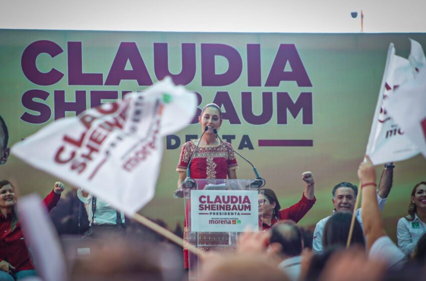  Ya llegó la que gana las encuestas, los debates y ganará la presidencia: Imelda Castro a Sheinbaum