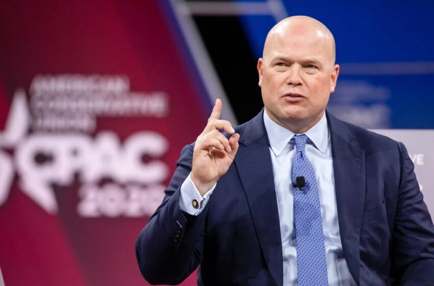  Trump anuncia que Matthew Whitaker será su candidato para ser embajador de Estados Unidos ante la OTAN