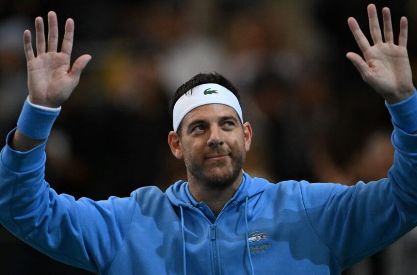  Juan Martín Del Potro se despide del tenis en un evento de exhibición con Novak Djokovic