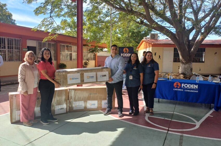  FODEN Realiza Entrega de Equipamiento de Iluminación al CAM 50 en Playa Sur