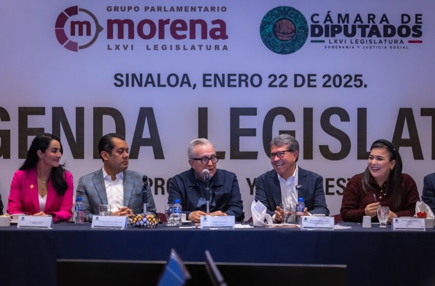  Diputados federales de Morena reiteran su respaldo al gobernador Rocha