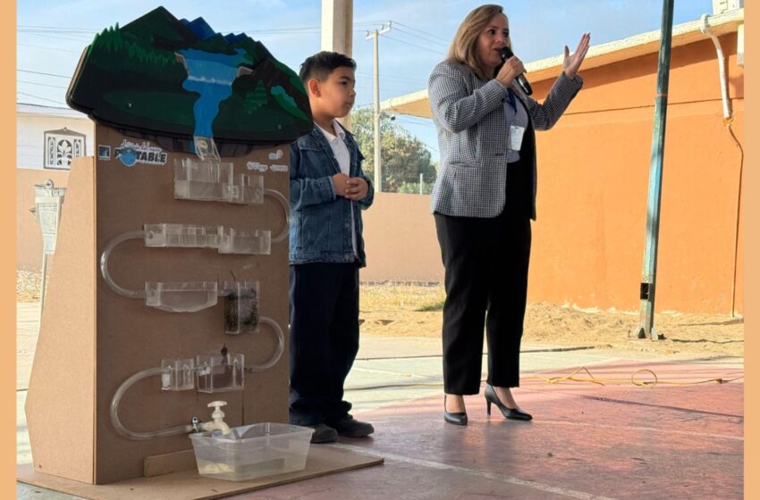  Niño mazatleco impulsa el cuidado del agua con innovador proyecto escolar