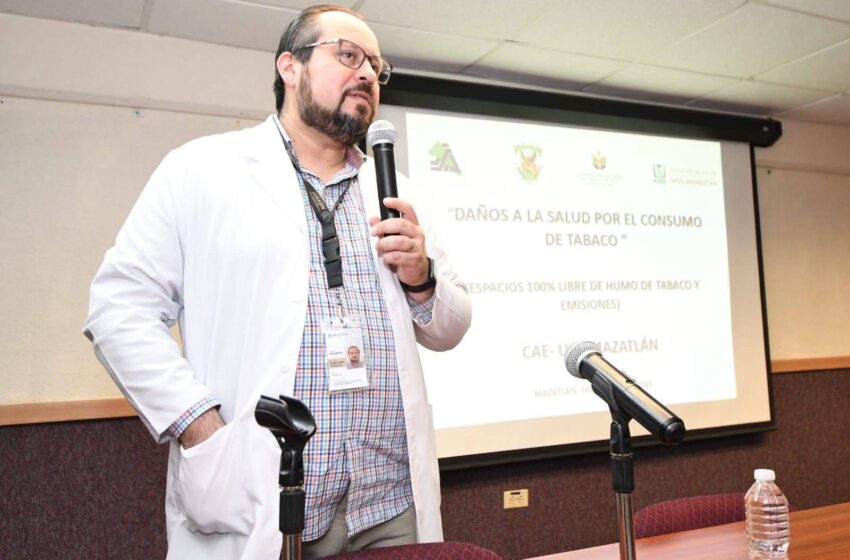 En charla para estudiantes el CAE genera conciencia sobre el daño que causan el tabaco y vapeadores