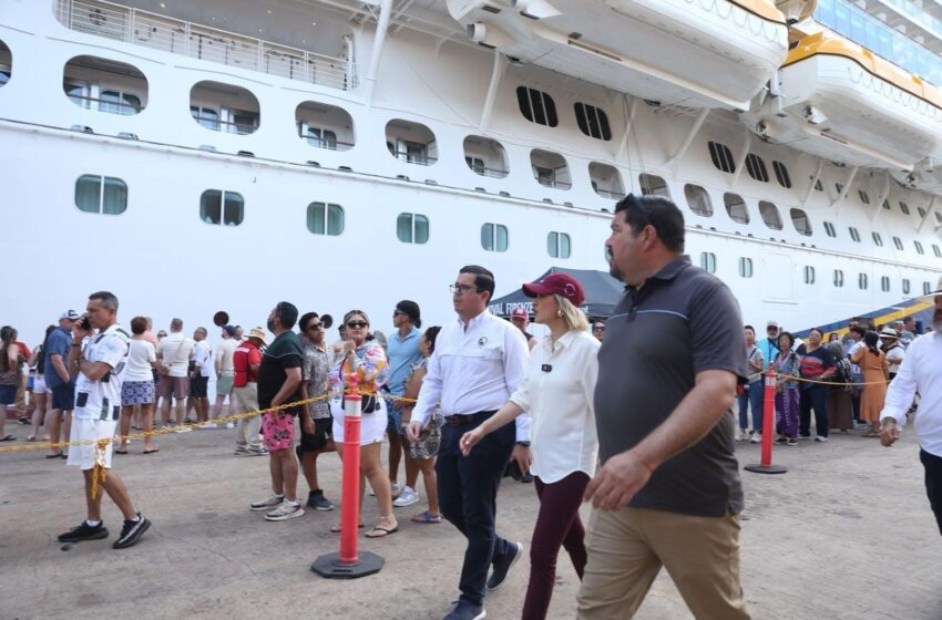 ¡Bonanza económica! Arribarán tres cruceros turísticos a Mazatlán