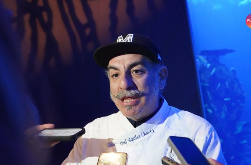  Chef Aquiles Chávez: ‘Venir a Mazatlán es un lujo gastronómico’