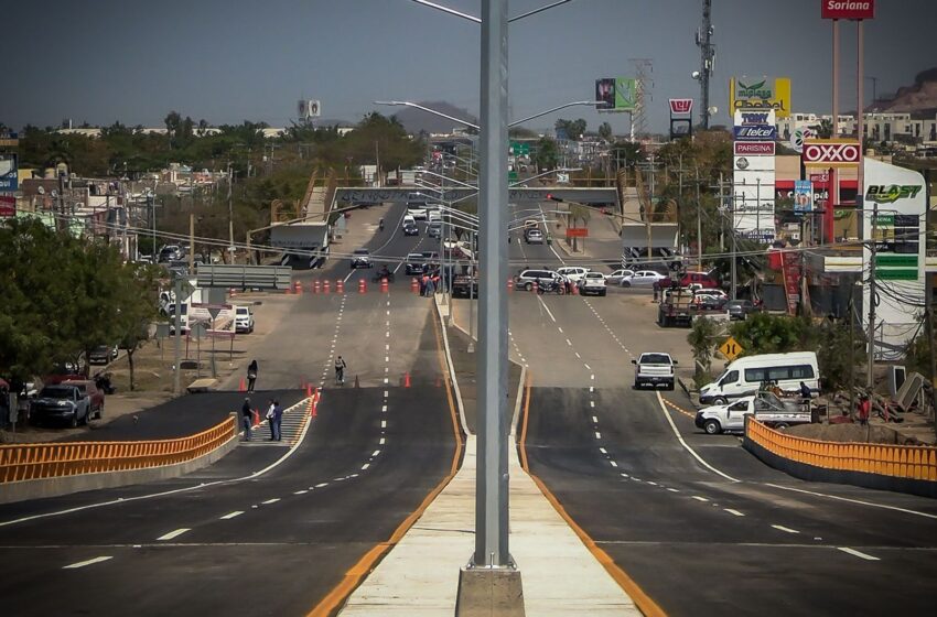 El Gobernador Rocha Moya Apertura el Puente Colosio