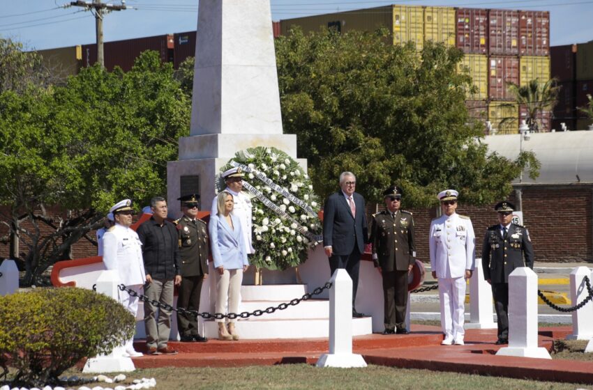 Conmemoran en Mazatlán el 111 de la Gesta Heroica del puerto de Veracruz