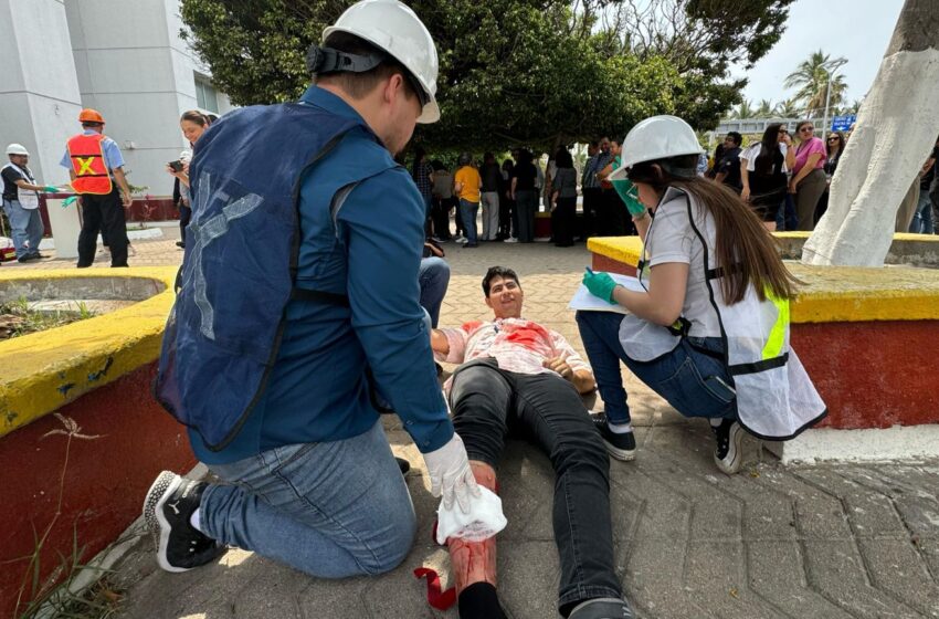 Mazatlán participa en Simulacro Nacional 2025 con sismo de 8.1 grados